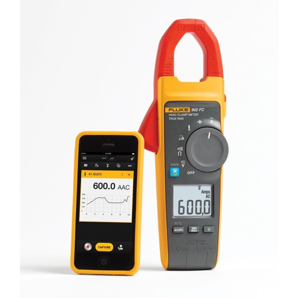 TRMS Wireless HVAC ClampMeter | FLUKE-902 FC