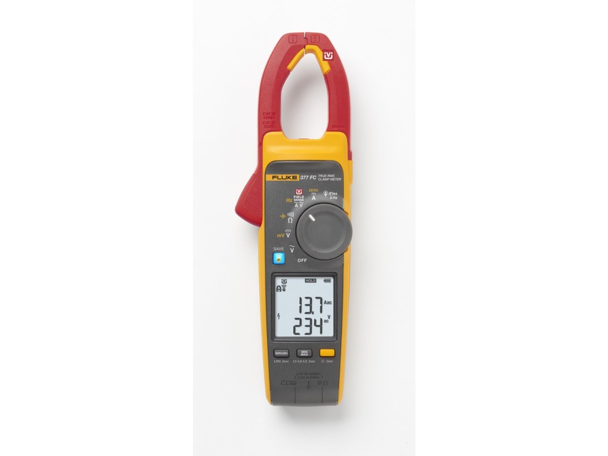 True-rms Non-Contact Voltage AC/DC Clamp Meter with iFlex | FLUKE-378 FC/E Resim-1