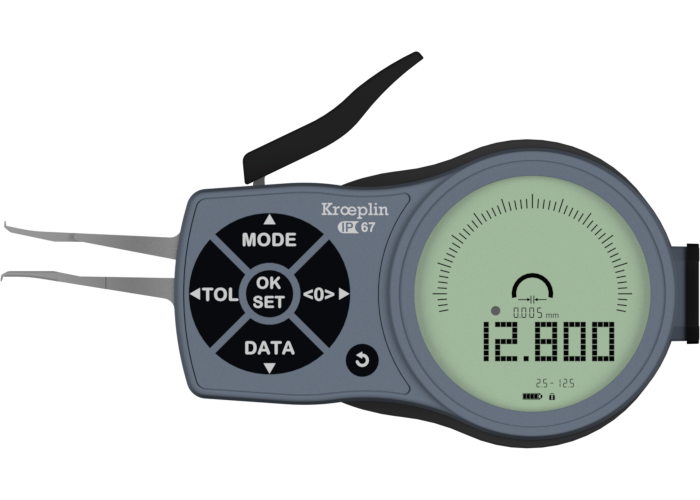 Kroeplin Dijital İç Çap Kanal Komparatörü '2.5-12.5 mm' | L102 Resim